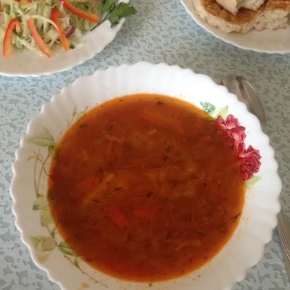 Овощной суп с имбирём