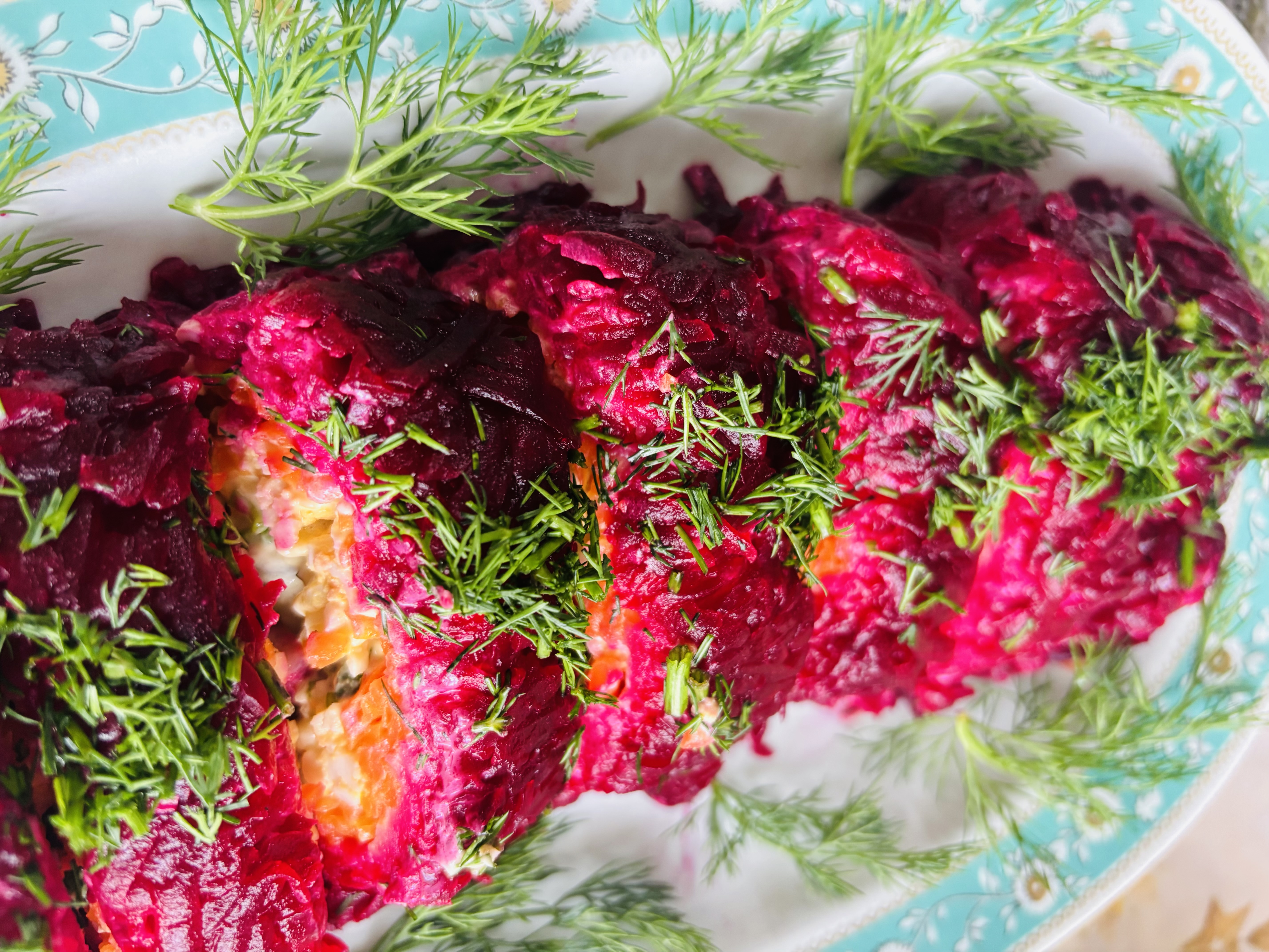 Рулет «Сельдь под шубой»