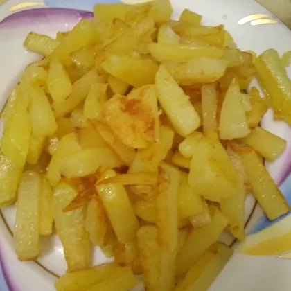 Жареный картофель с хрустящей корочкой