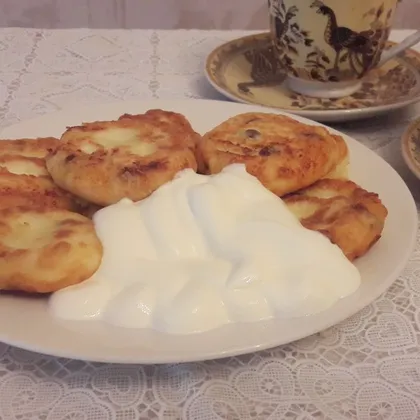 Сырники с изюмом