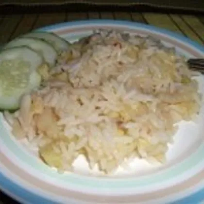Молочно-рисовая каша с кабачком