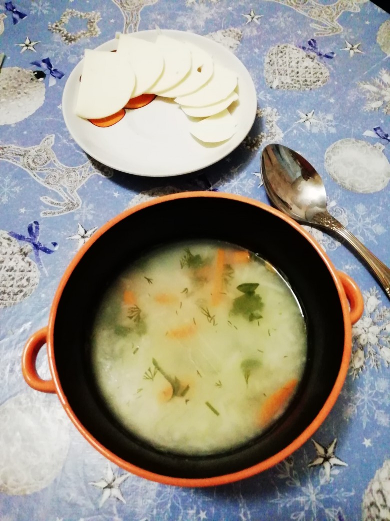 Куриный чечевичный суп без зажарки