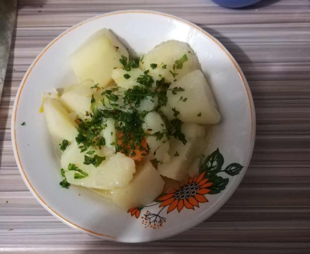 Картофель тушёный в мультиварке