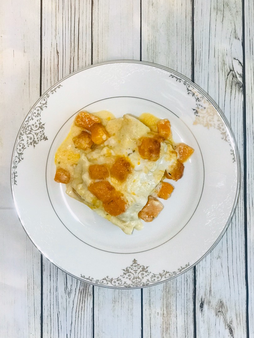 Лазанья с тыквой