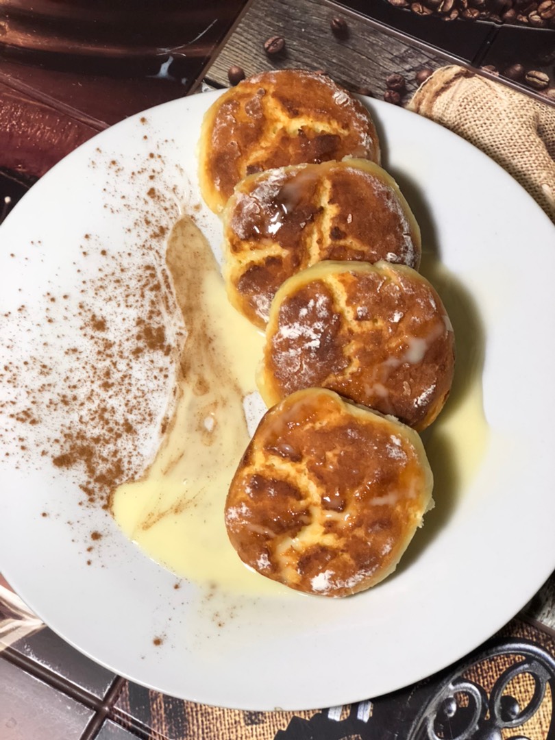 Запечённые в духовке сырники с рисовой мукой
