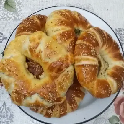 Хлеб с зеленью (второй вариант)