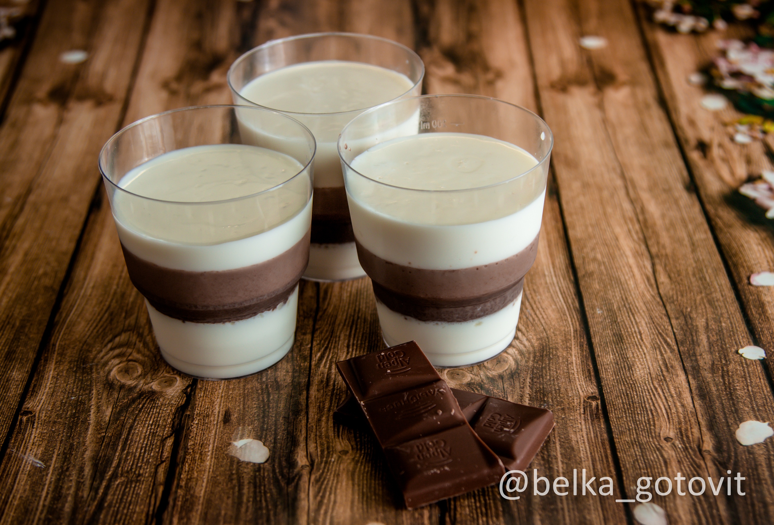 Рецепт молочно-шоколадного желе: 6 фото в рецепте