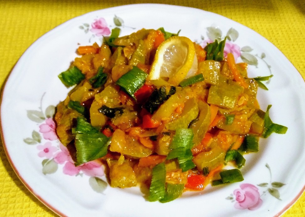 Соте из кабачков