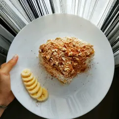 Вкуснейший тортик без муки😋 на основе овсянки