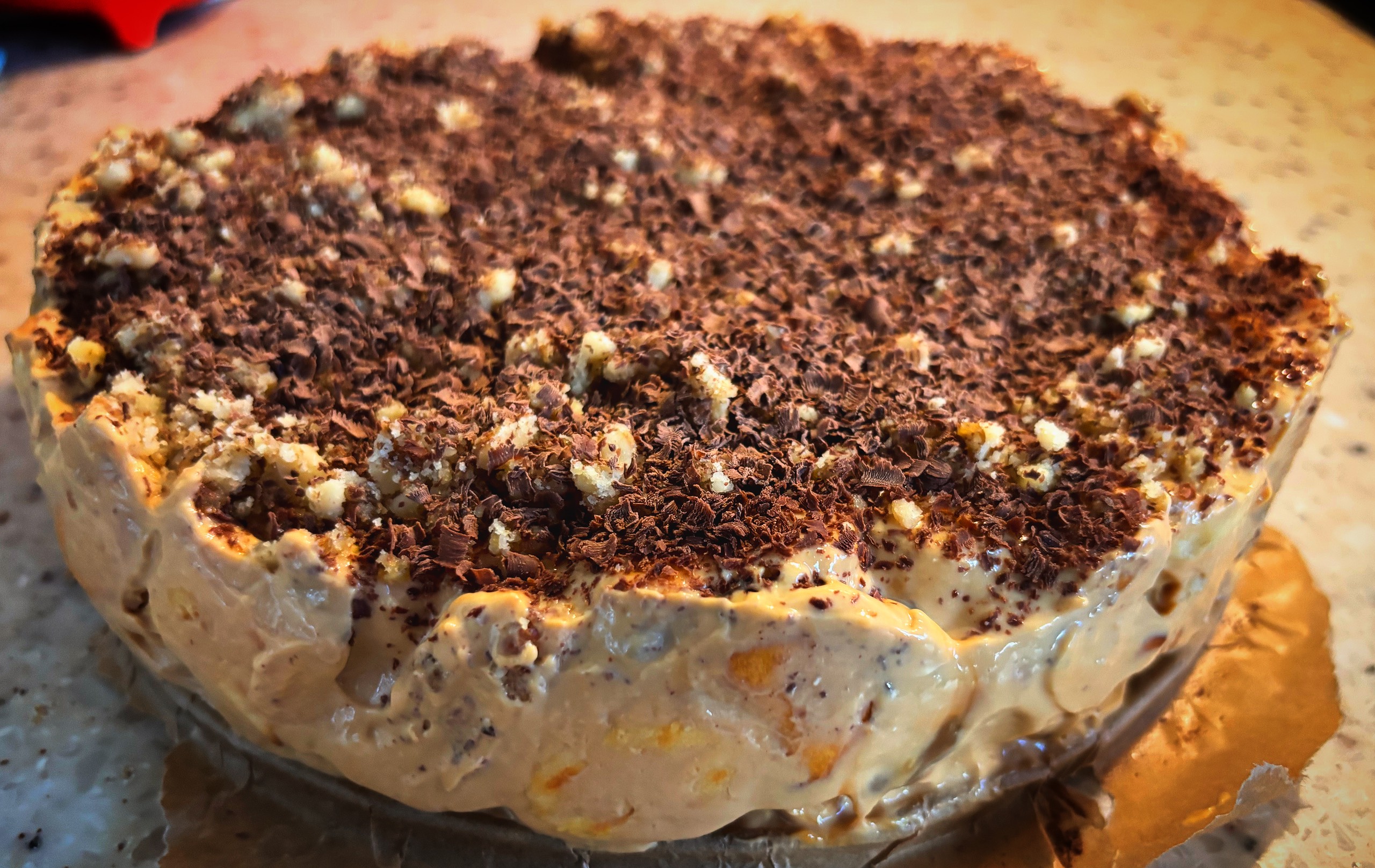 Торт без выпечки с бананом