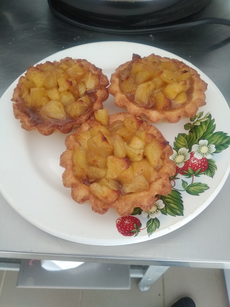 Корзиночки с яблоками