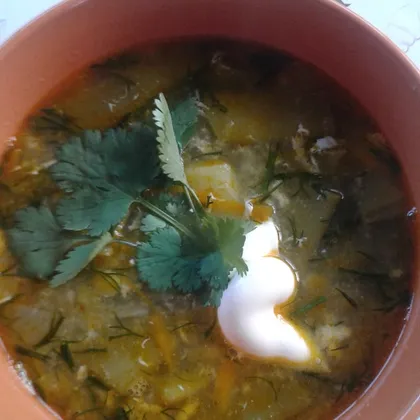 Суп из зеленой стручковой фасоли(лобби)