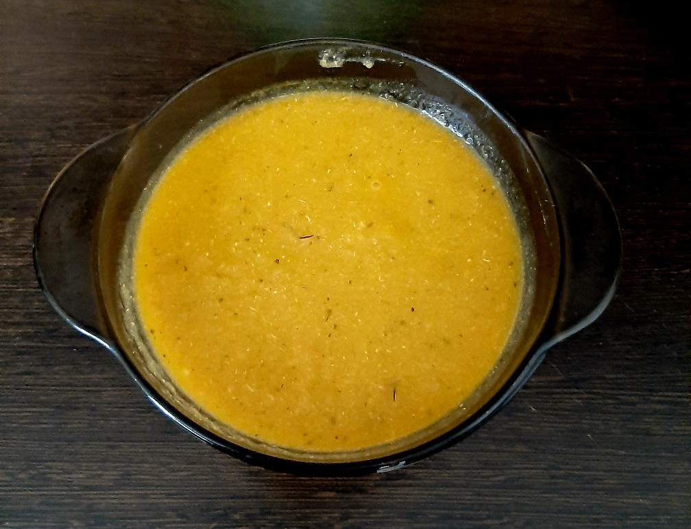 Суп-пюре с овощами, детский вариант