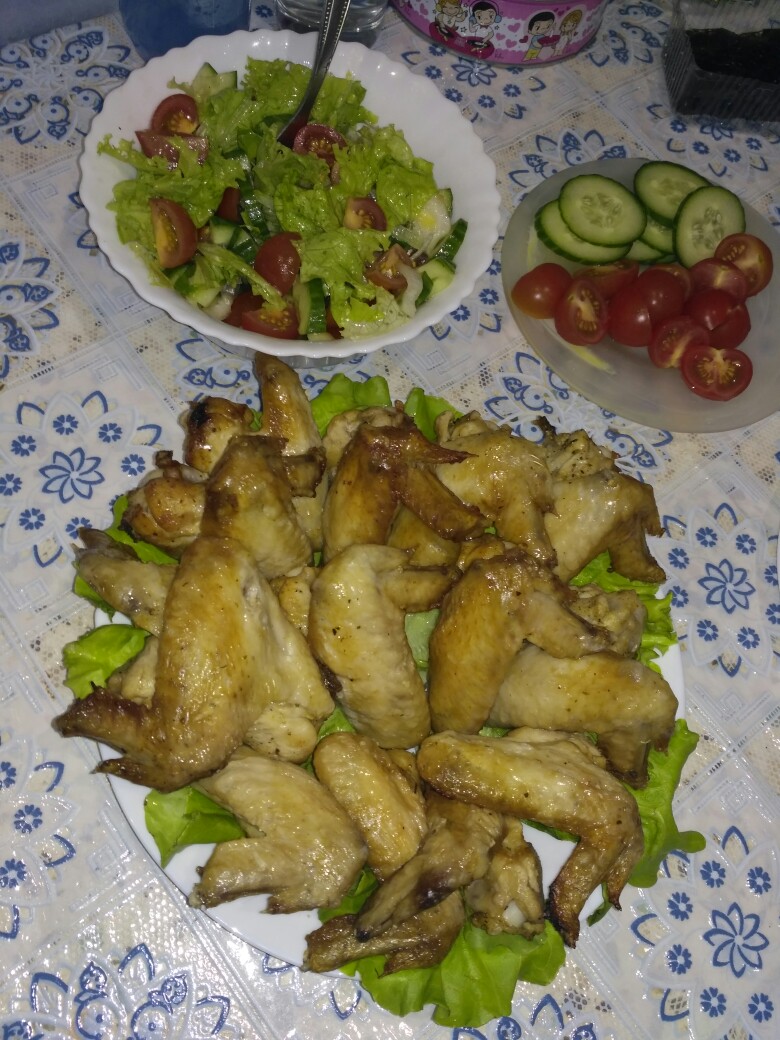 Крылья в аэрогриле