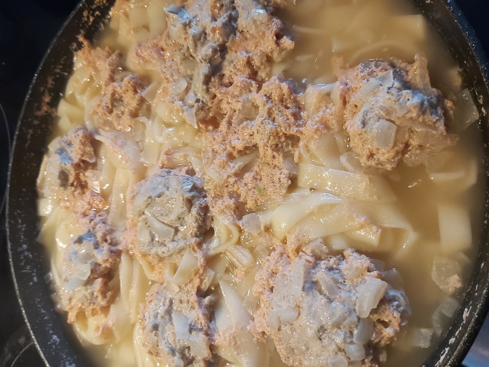 "Гнезда" с фаршем из индейки