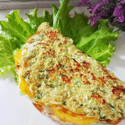 Овсяноблин с кабачком и начинкой