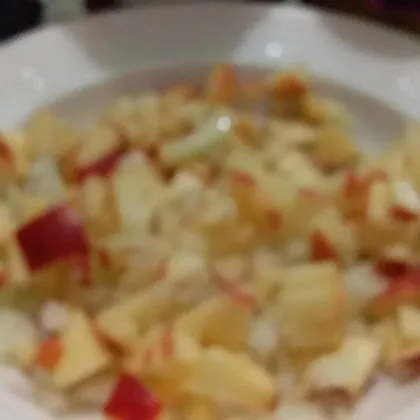 Яблочный салат "Будьте здоровы!"              #яблочныйспас