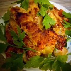 Рыба в беконе