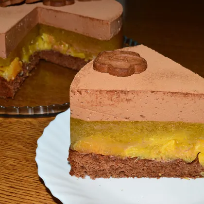 Торт 'Шоколадно-цитрусовый рай'