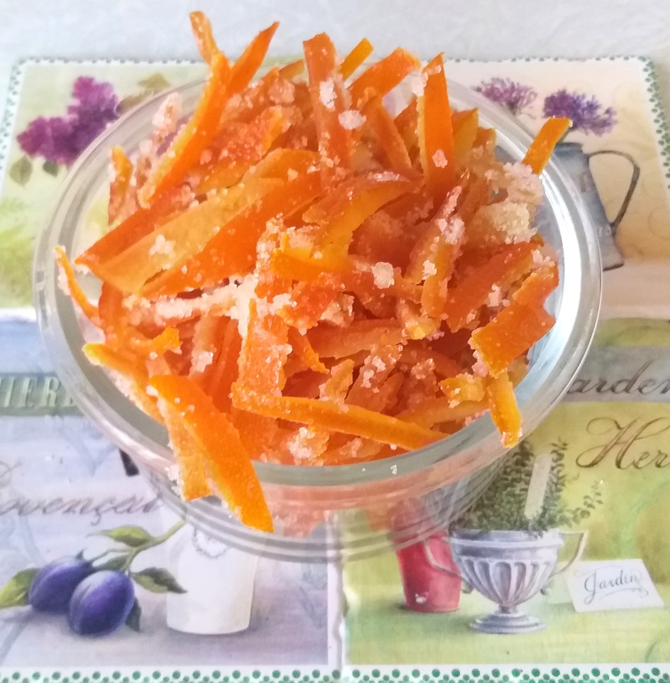 Апельсиновые цукаты, пошаговый рецепт на ккал, фото, ингредиенты - Настёна