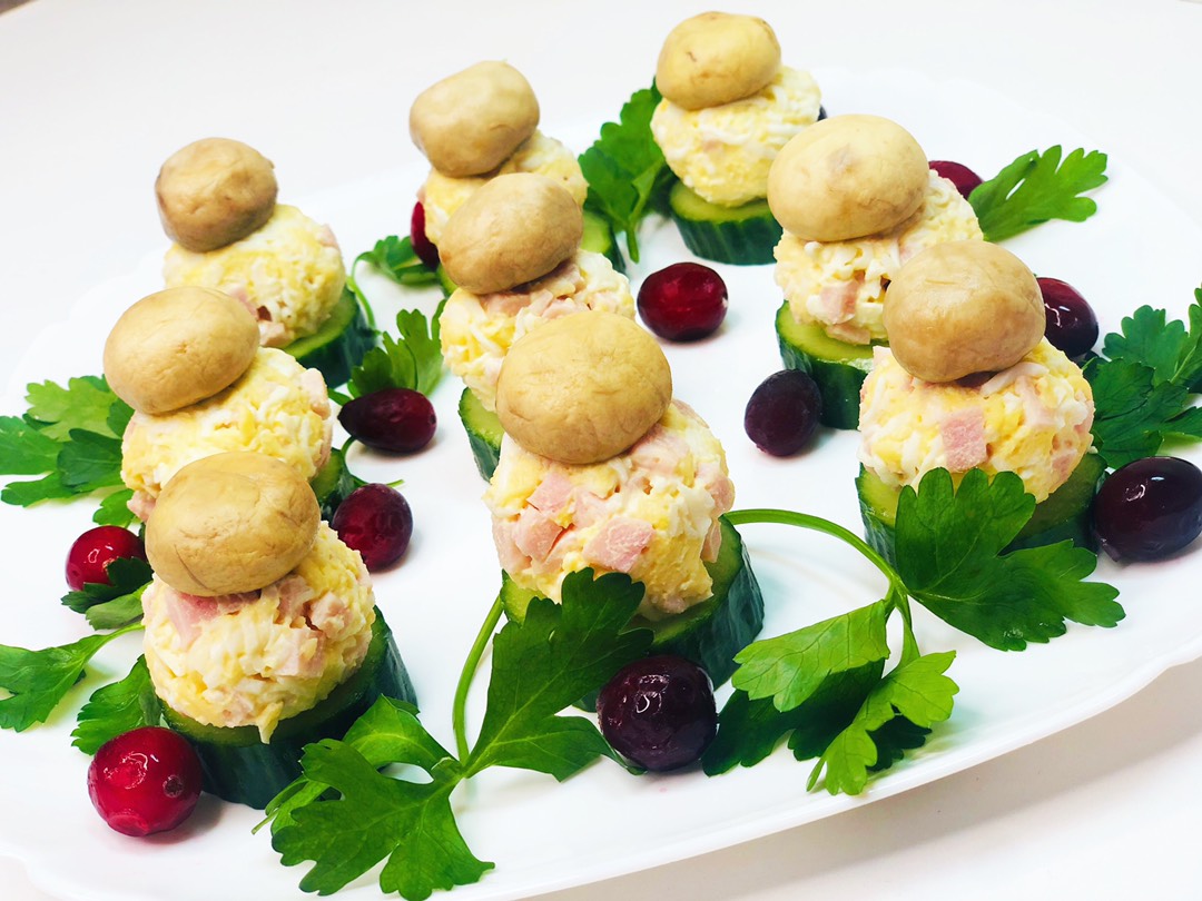 Закуска к новому году грибочки 🧑🏼🍳