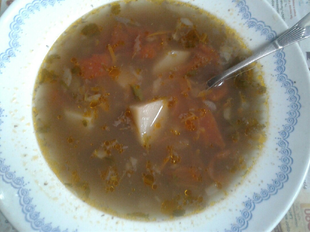 Суп из зеленой чечевицы с беконом. Рецепт с фото