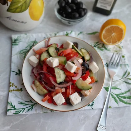 Греческий салат, классический