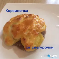 Корзиночка из фарша