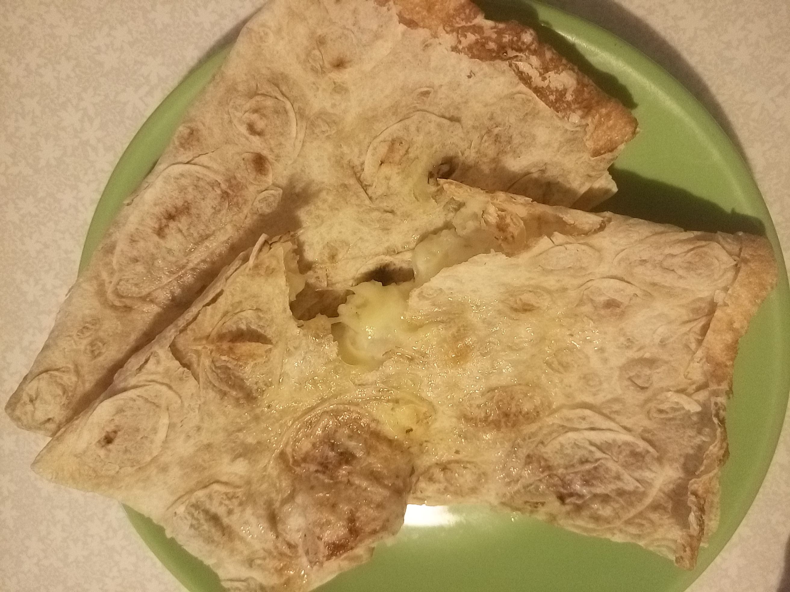 Лаваш с картофельным пюре