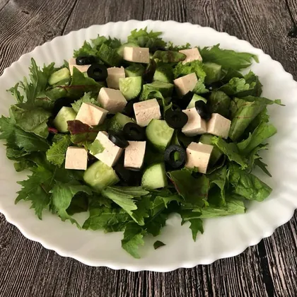 Салат с тофу