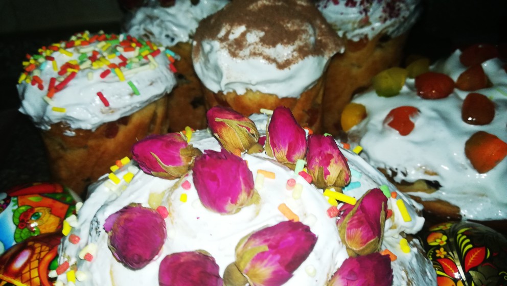 Кулич на сливках