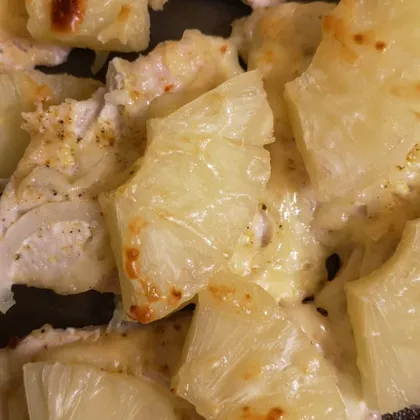 Куриная грудка с ананасом🍍