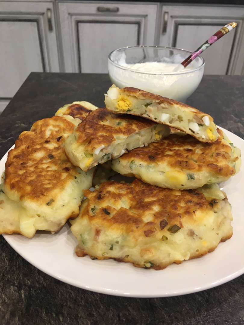 Ленивые пирожки-оладьи