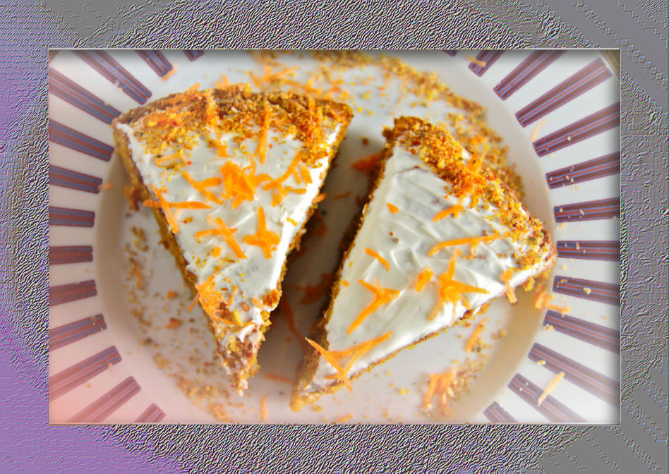 Открытый пирог с морковью, пошаговый рецепт с фото
