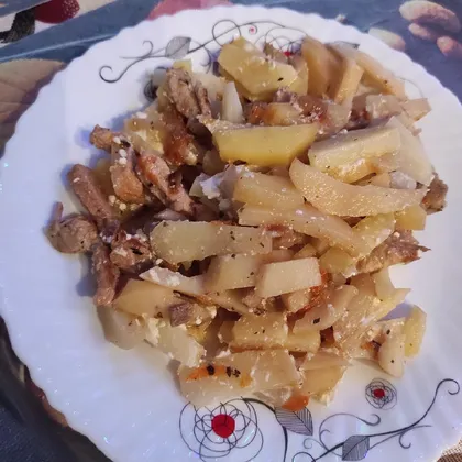 Картофель с мясом