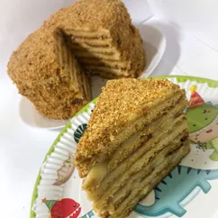 Медовик с заварным кремом 🍰