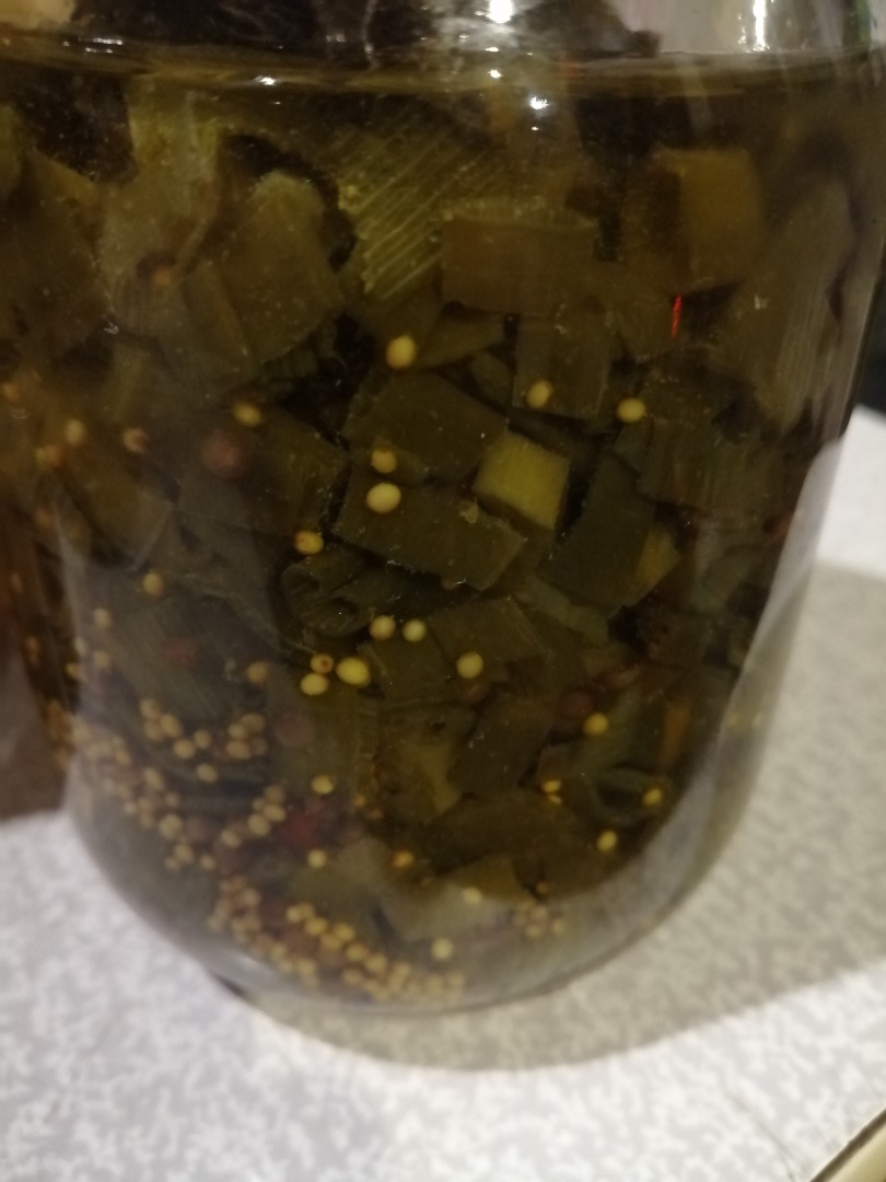 Маринованный зелёный лук