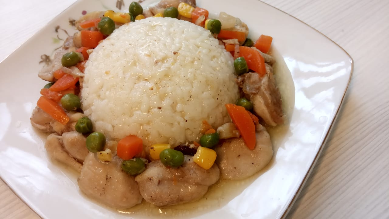 Тушеная курица с рисом и овощами рецепт с фото пошагово - hb-crm.ru