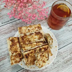 Конвертики с курицей и вяленым перцем