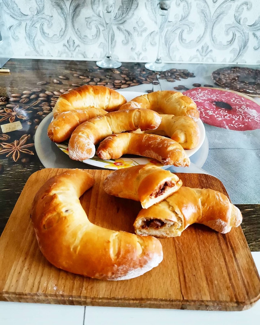 Рогалики 🥐🍫