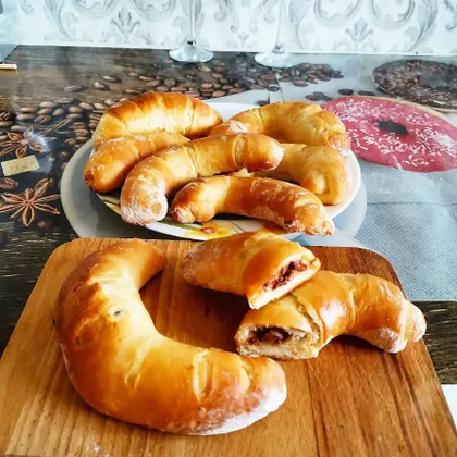 Рогалики 🥐🍫