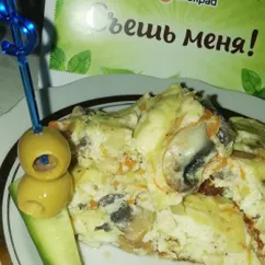 Омлет с грибочками