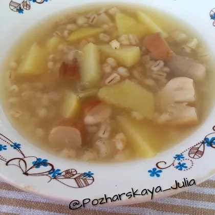 Суп из белых грибов