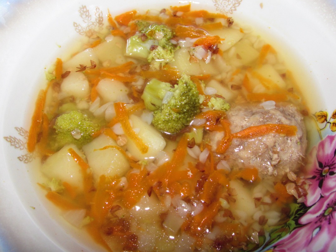 Гречневый суп с курицей и овощами рецепт – Русская кухня: Супы. «Еда»