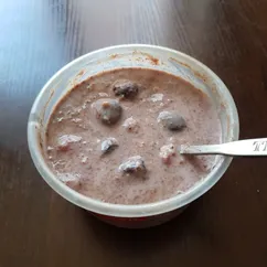 Ленивая витаминная овсянка🍒🍇🥣