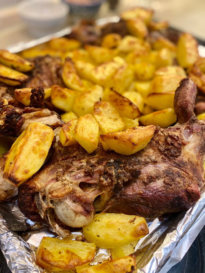 Баранинка с картошечкой в духовке🔥