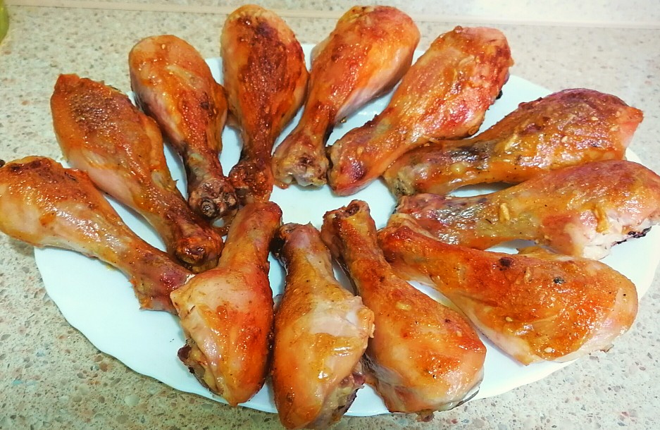 Ароматные запеченные куриные бедрышки, пошаговый рецепт с фото от автора Елена Мойшук на ккал