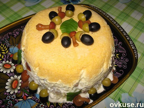 Салат Жёлудь