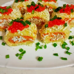 Салат-ролл японская "Мимоза"