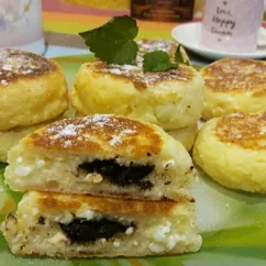 Сырники с шоколадной начинкой 🍫 в духовке